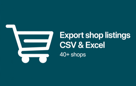 Product Listing Exporter